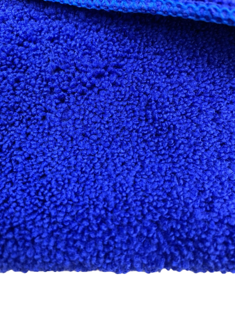 Фото Салфетка микрофибра высокий ворс 350 г/м 40х60 синяя для клининга SEILOR