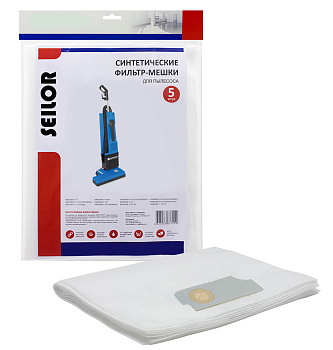 Фото Фильтр-мешки высокопрочные для пылесосов Santoemma BT 450, BT 350, 5шт 092 для клининга SEILOR