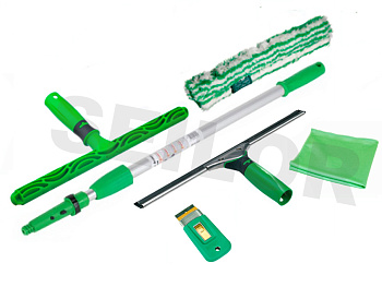 Фото Unger ErgoTec №2 Набор для мытья окон неповоротный (6в1) для клининга SEILOR