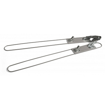 Фото Держатель мопа двойной металлический для сухой уборки Filmop 2х100 см для клининга SEILOR