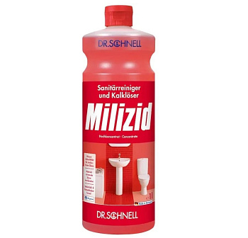 Фото Dr.Schnell Milizid Милицид Средство для очистки сантехники, 1 л для клининга SEILOR Фото Dr.Schnell Milizid Милицид Средство для очистки сантехники, 1 л для клининга SEILOR