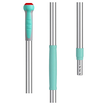 Фото Рукоятка телескопическая алюминиевая 97-184 см TTS с красным колпачком для клининга SEILOR