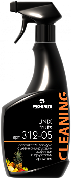 Фото Бактерицидный освежитель воздуха с фруктовым ароматом Unix Fruits, 0,5 л для клининга SEILOR