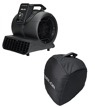Фото Фен для сушки ковров и мебели 750W SEILOR Mechanic Black с защитным чехлом для клининга SEILOR