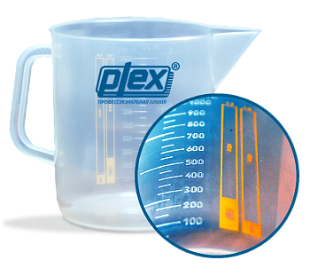 Фото Plex Мерная кружка с градуировкой, 1 л для клининга SEILOR