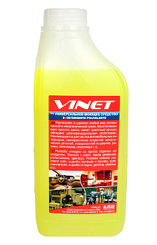 Фото Vinet Очиститель универсальный для кожзама, пластика и текстиля, 1 л для клининга SEILOR