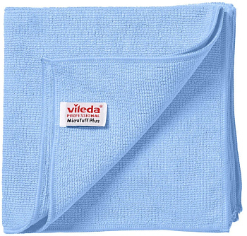 Фото Салфетка для уборки Vileda MicroTuff Plus (МикроТафф Плюc)l синяя для клининга SEILOR