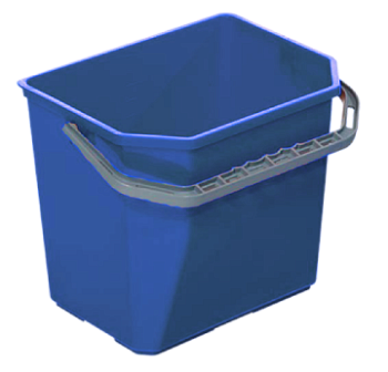 Фото Ведро прямоугольное VDM 12 л синее для клининга SEILOR